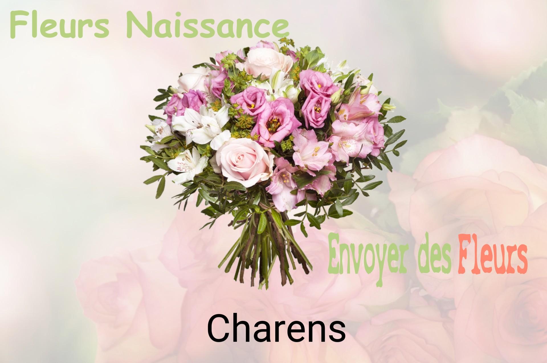 Bouquet de fleurs de naissance livré à Charens